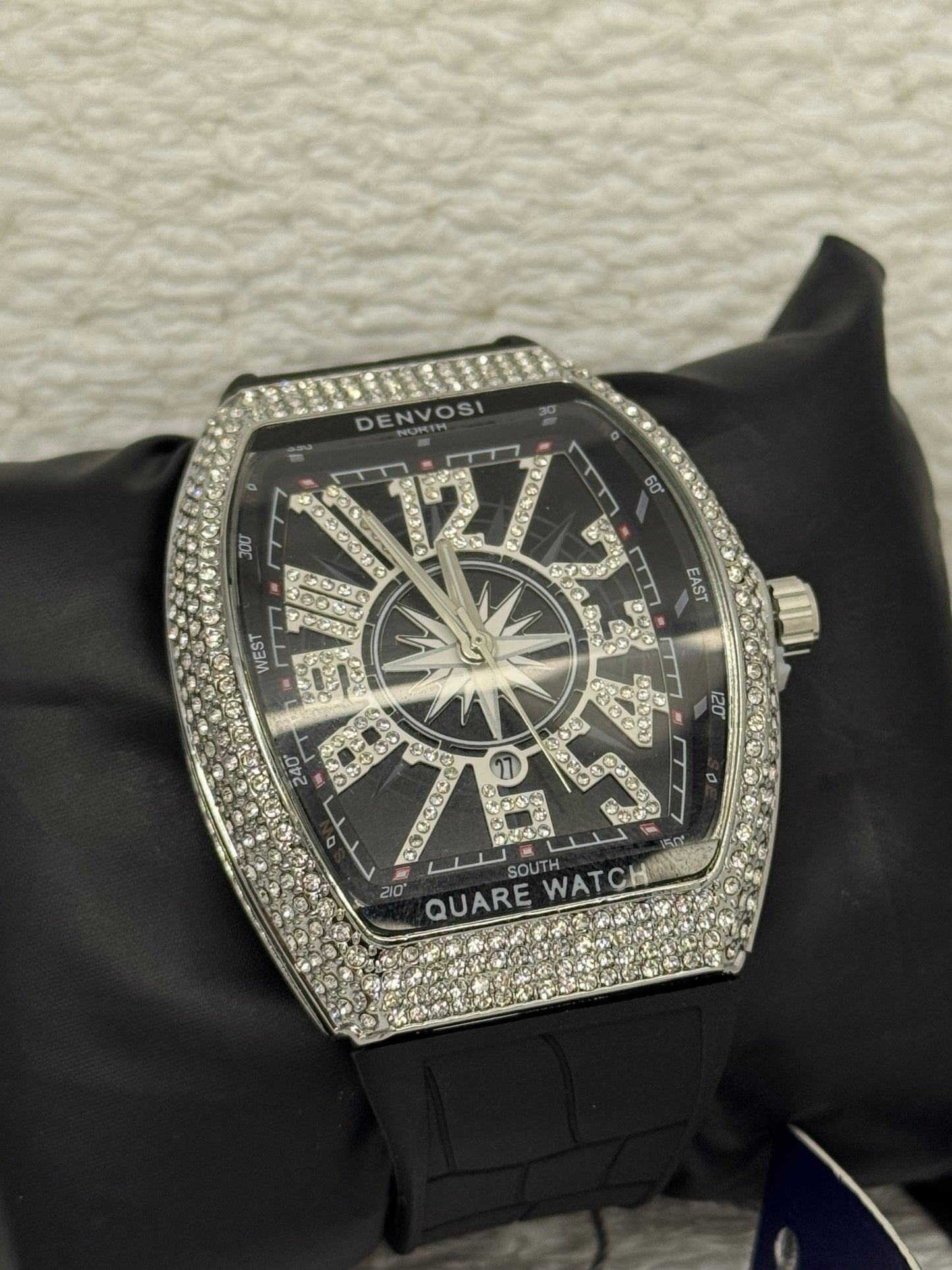 Obsidian Phantom | Core Stealth (Frank Muller Black Strap Black Dial)