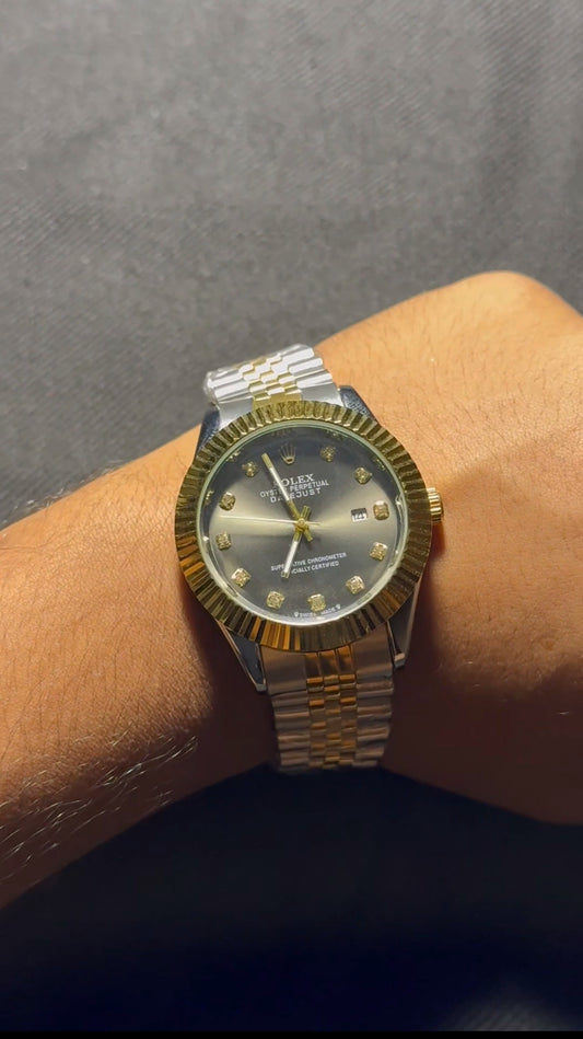 Luxe Oyster Phantom (Grey Dial Rolex)